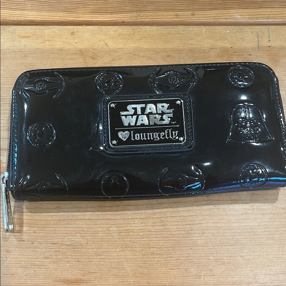 Loungefly Star Wars Black Embossed Wallet